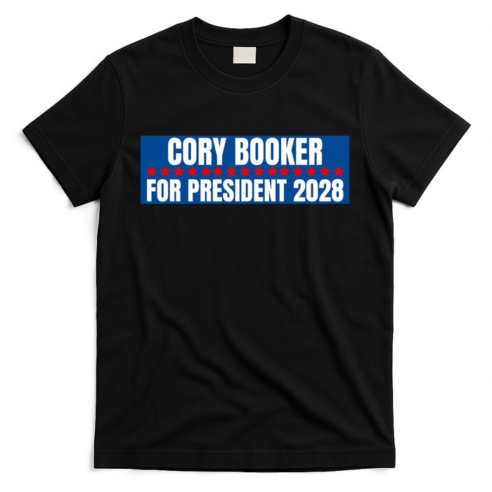 Cory Booker For President 2028, Cool Cory Booker 2028 T-Shirt