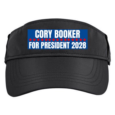Cory Booker For President 2028, Cool Cory Booker 2028 Adult Drive Performance Visor