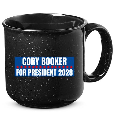 Cory Booker For President 2028, Cool Cory Booker 2028 15oz Campfire Ceramic Mug