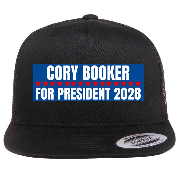 Cory Booker For President 2028, Cool Cory Booker 2028 Flatbill Hat