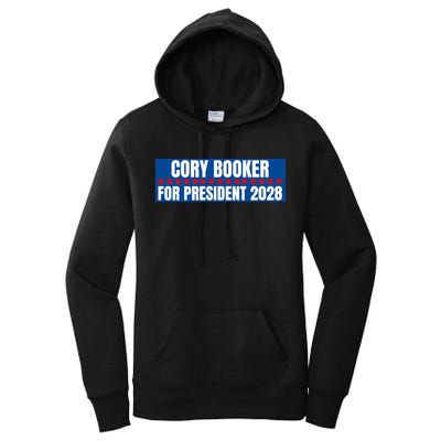 Cory Booker For President 2028, Cool Cory Booker 2028 Women's Pullover Hoodie