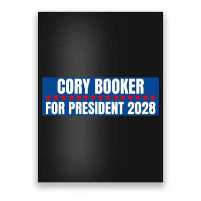 Cory Booker For President 2028, Cool Cory Booker 2028 Poster
