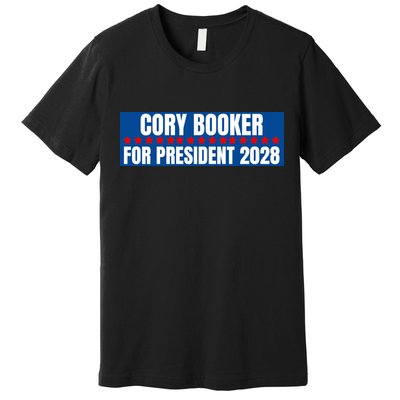 Cory Booker For President 2028, Cool Cory Booker 2028 Premium T-Shirt
