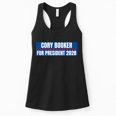 Cory Booker For President 2028, Cool Cory Booker 2028 Womens Tank Top