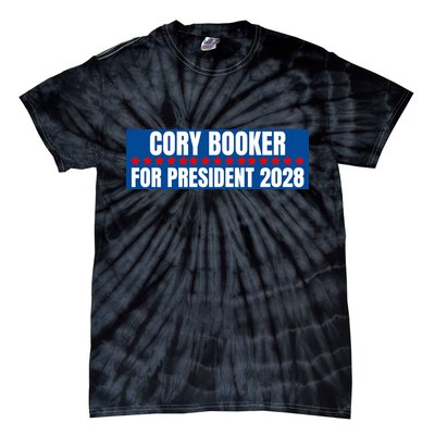 Cory Booker For President 2028, Cool Cory Booker 2028 Tie-Dye T-Shirt