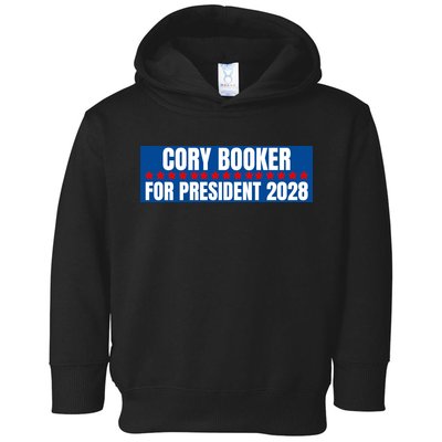 Cory Booker For President 2028, Cool Cory Booker 2028 Toddler Hoodie