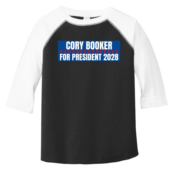 Cory Booker For President 2028, Cool Cory Booker 2028 Toddler Fine Jersey T-Shirt