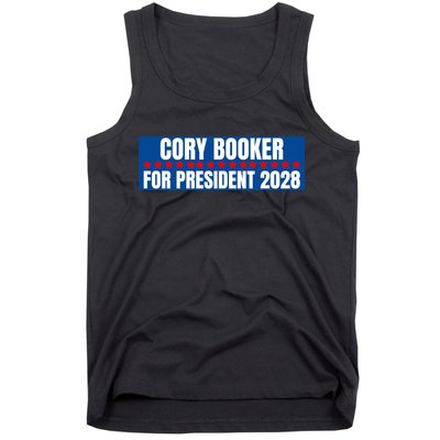 Cory Booker For President 2028, Cool Cory Booker 2028 Tank Top