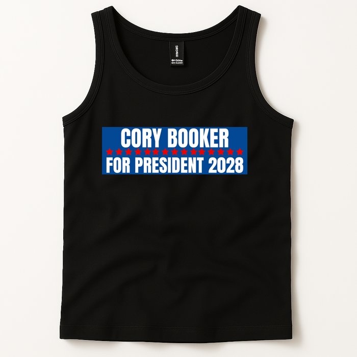 Cory Booker For President 2028, Cool Cory Booker 2028 Tank Top