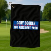 Cory Booker For President 2028, Cool Cory Booker 2028 Golf Towel