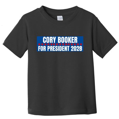 Cory Booker For President 2028, Cool Cory Booker 2028 Toddler T-Shirt