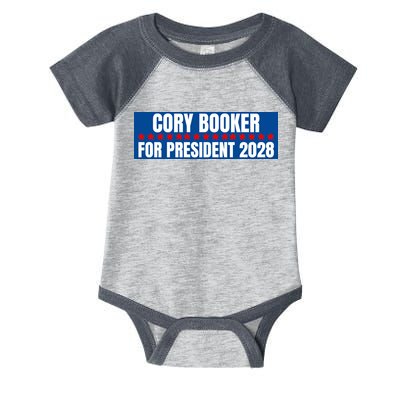Cory Booker For President 2028, Cool Cory Booker 2028 Infant Baby Jersey Bodysuit