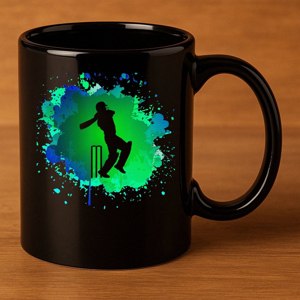 Cricket Batsman For Cricketer Cricket 11oz C Handle Ceramic Mug