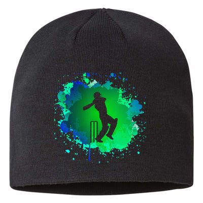 Cricket Batsman For Cricketer Cricket Sustainable Beanie