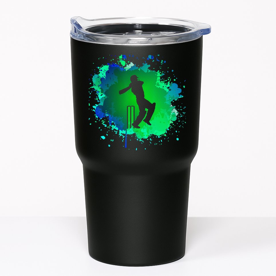 Cricket Batsman For Cricketer Cricket Tumbler