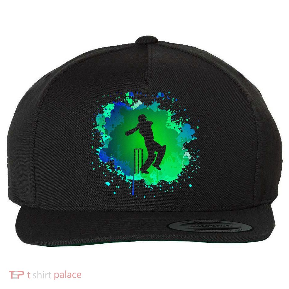 Cricket Batsman For Cricketer Cricket Wool Snapback Cap