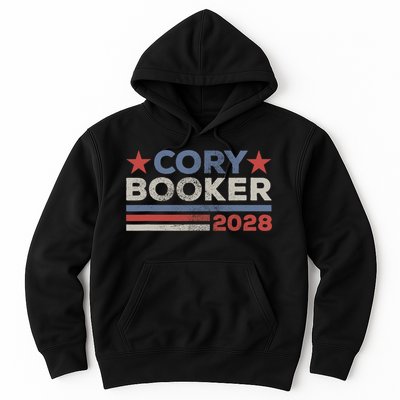 Cory Booker For President 2028 Retro Cory Booker 2028  Hoodie