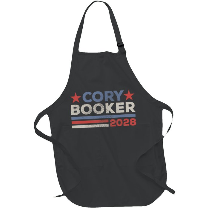 Cory Booker For President 2028 Retro Cory Booker 2028  Apron