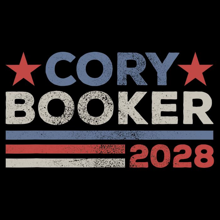 Cory Booker For President 2028 Retro Cory Booker 2028  Apron