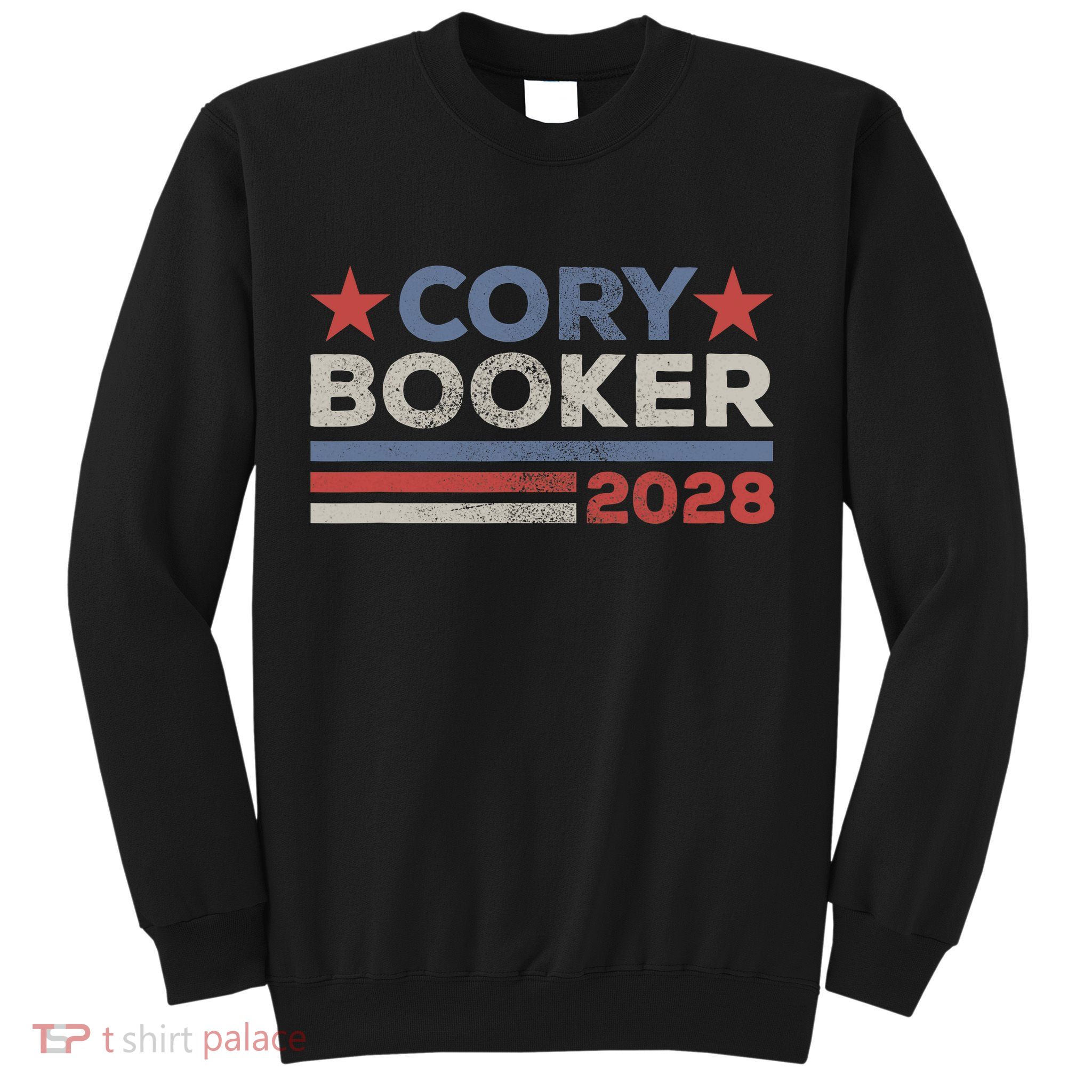 Cory Booker For President 2028 Retro Cory Booker 2028  Sweatshirt