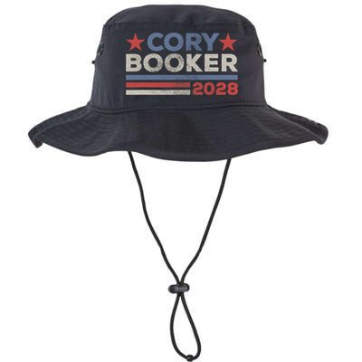 Cory Booker For President 2028 Retro Cory Booker 2028  Bucket Hat