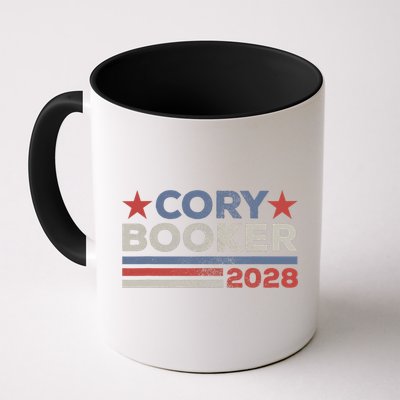 Cory Booker For President 2028 Retro Cory Booker 2028  Mug