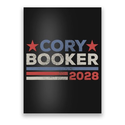 Cory Booker For President 2028 Retro Cory Booker 2028  Poster