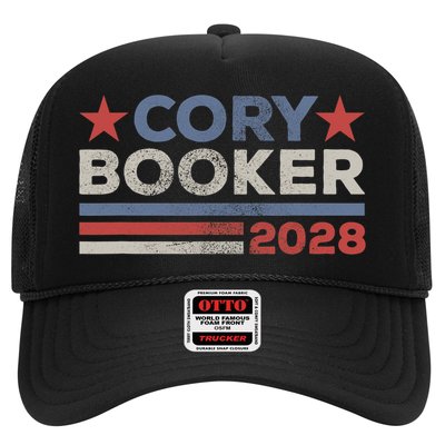 Cory Booker For President 2028 Retro Cory Booker 2028  Trucker Hat