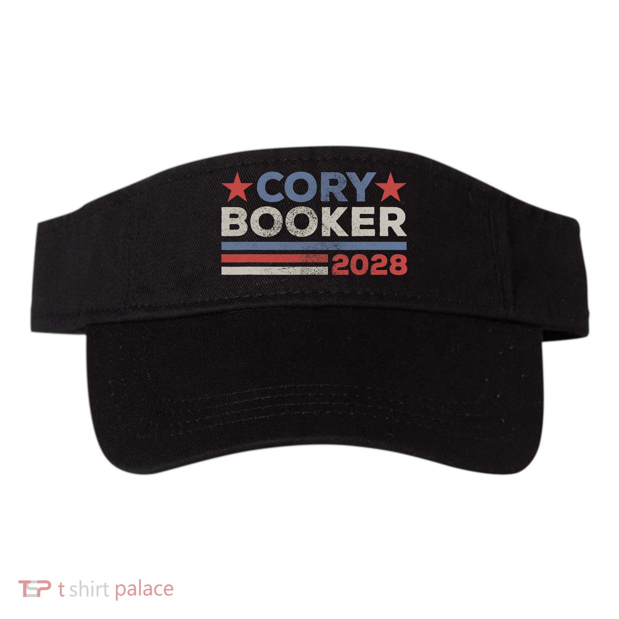 Cory Booker For President 2028 Retro Cory Booker 2028  Visor