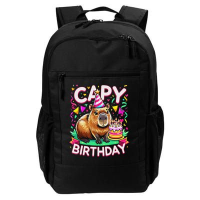Capy Birthday Funny Capybara Birthday Daily Commute Backpack