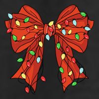 Christmas Bow Festive Holiday Adult Drive Performance Visor