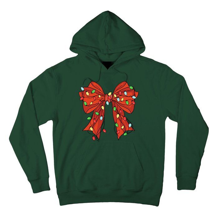 Christmas Bow Festive Holiday Hoodie