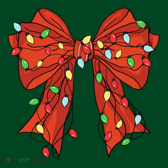 Christmas Bow Festive Holiday Apron