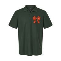 Christmas Bow Festive Holiday Softstyle Adult Sport Polo