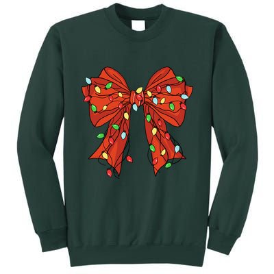 Christmas Bow Festive Holiday Tall Sweatshirt