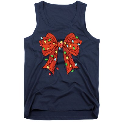 Christmas Bow Festive Holiday Tank Top