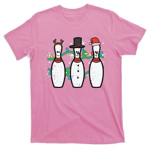 Christmas Bowling Funny Xmas Sports Bowler Women T-Shirt