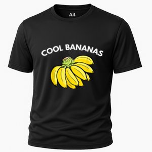 Cool Bananas| Funny Fruit Pun | Banana Cooling Performance Crew T-Shirt