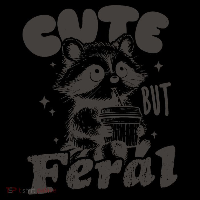 Cute But Feral Funny Racoon With Glasses  16 in Basic Backpack
