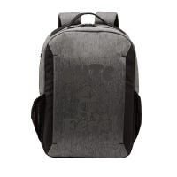 Cute But Feral Funny Racoon With Glasses  Vector Backpack