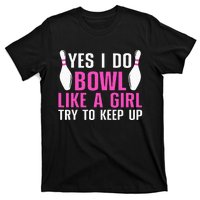 Cute Bowling For Women Bowler Spare Me Ladies Bowling T-Shirt