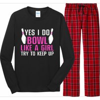 Cute Bowling For Women Bowler Spare Me Ladies Bowling Long Sleeve Pajama Set