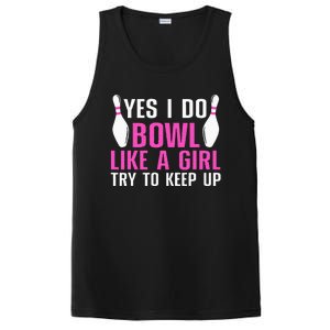 Cute Bowling For Women Bowler Spare Me Ladies Bowling PosiCharge Competitor Tank