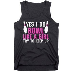 Cute Bowling For Women Bowler Spare Me Ladies Bowling Tank Top