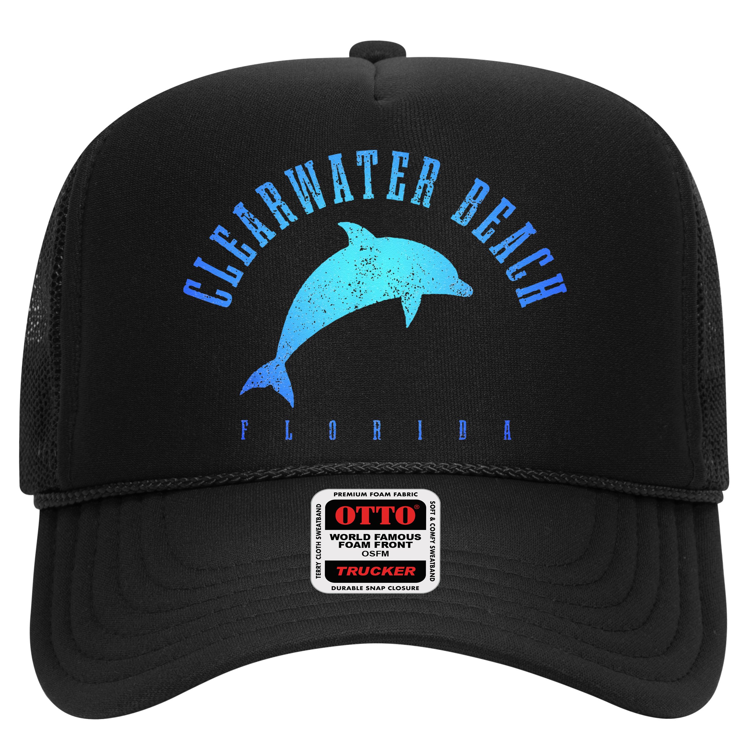 Clearwater Beach Florida FL Dolphin Vacation Souvenir Hat