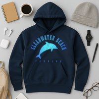Clearwater Beach Florida FL Dolphin Vacation Souvenir Hoodie