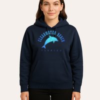 Clearwater Beach Florida FL Dolphin Vacation Souvenir Hoodie