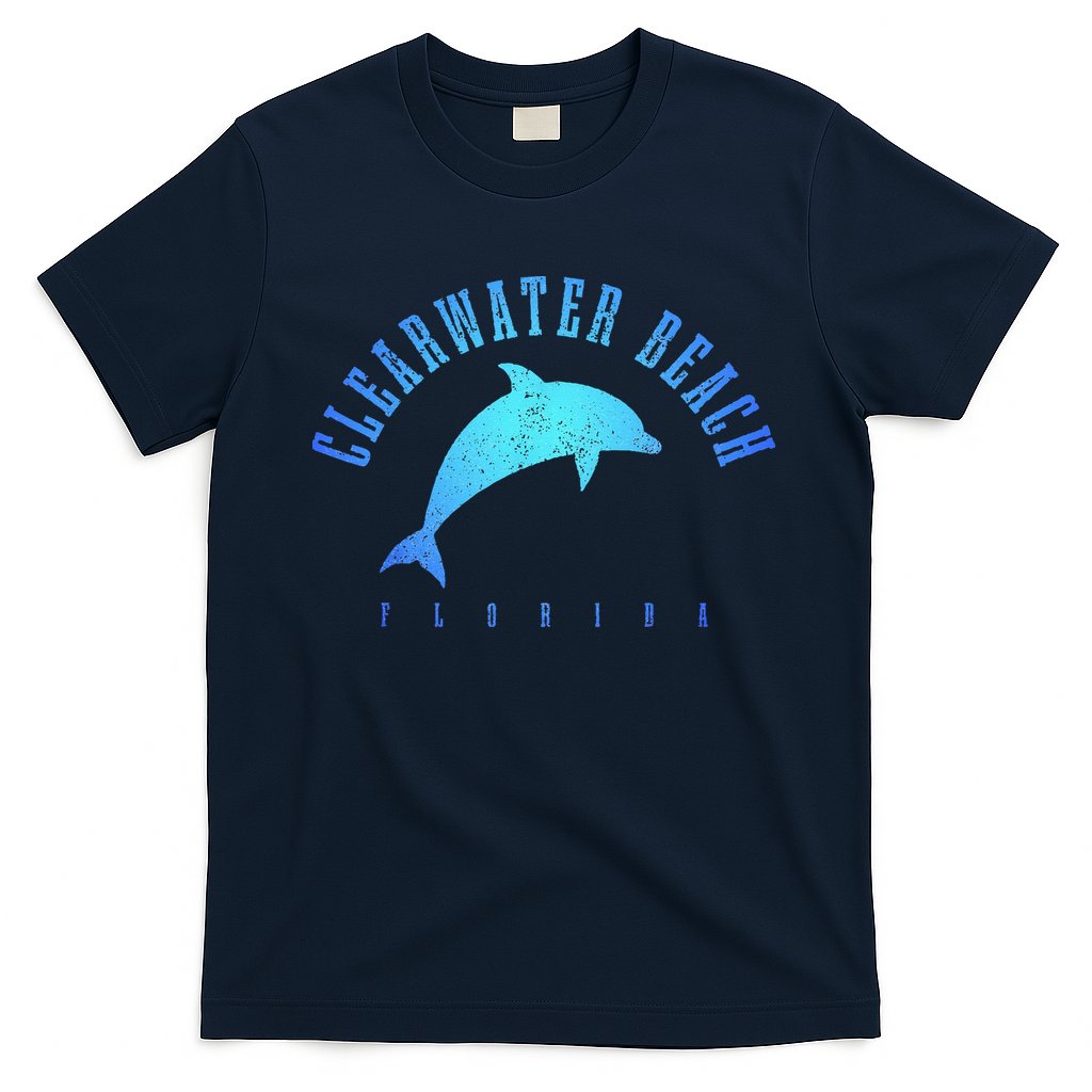 Clearwater Beach Florida FL Dolphin Vacation Souvenir T-Shirt