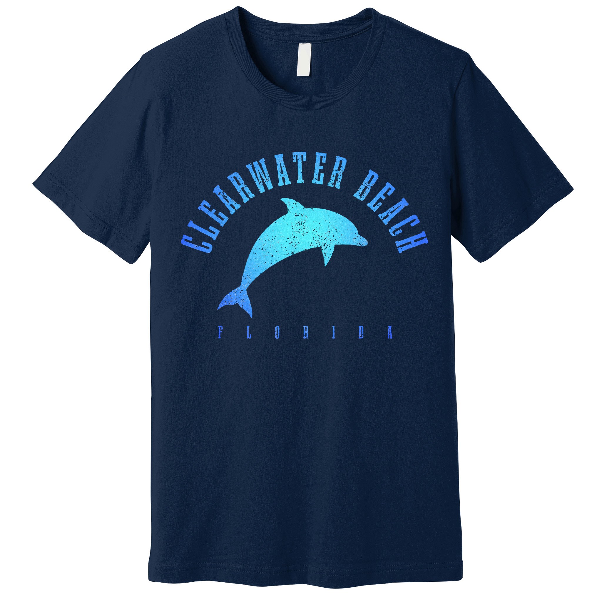 Clearwater Beach Florida FL Dolphin Vacation Souvenir Premium T-Shirt
