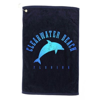 Clearwater Beach Florida FL Dolphin Vacation Souvenir Golf Towel